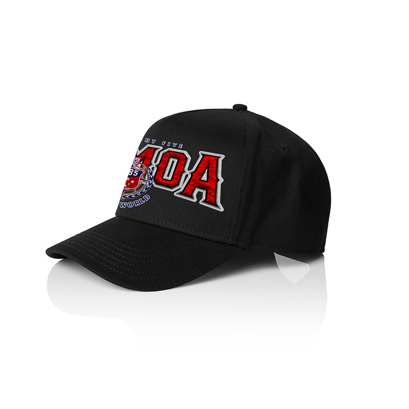 Samoa Team Arch A-Frame Cap - Black-Black