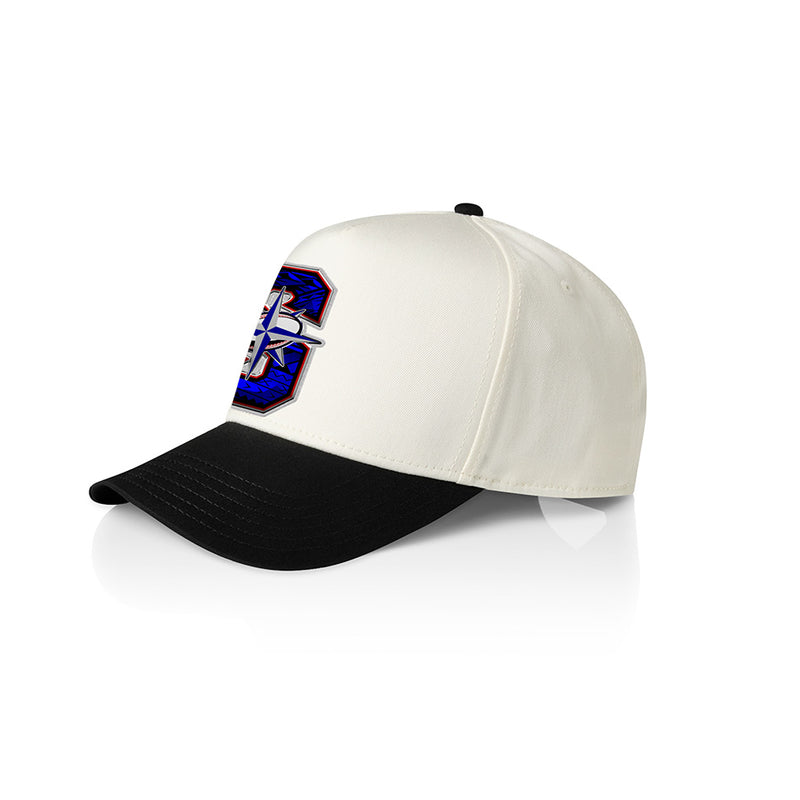 Samoa S GANG A-Frame Cap - 2TONE BLACK-WHITE