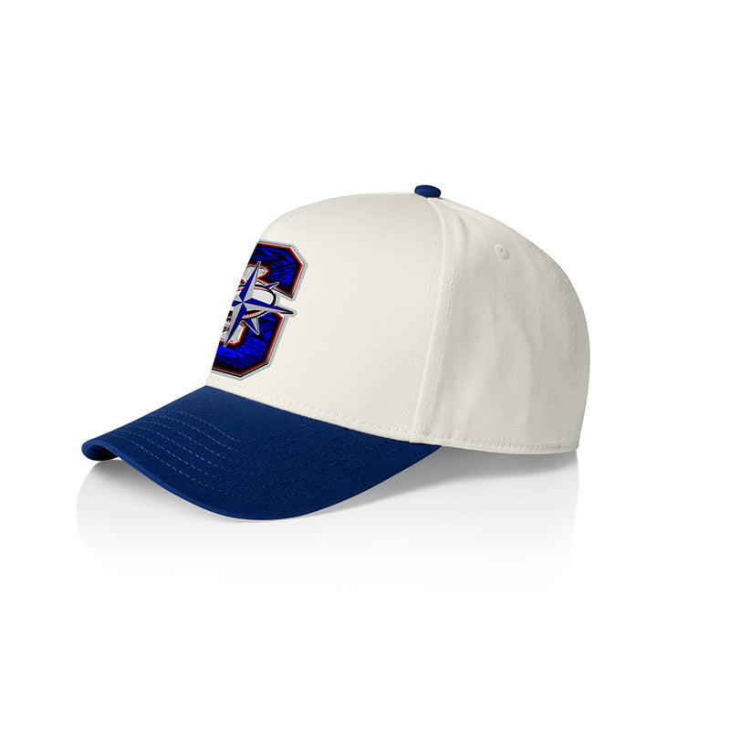Samoa S GANG A-Frame Cap - 2TONE ROYAL-WHITE