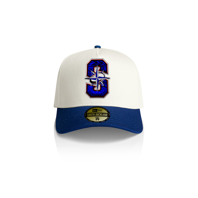 Samoa S GANG A-Frame Cap - 2TONE ROYAL-WHITE