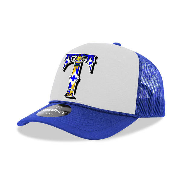 Tonga 676 Big T Decky Foam Trucker Cap - Royal