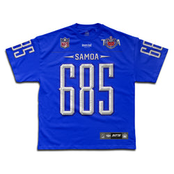 Samoa 685 NFL Grid Iron Tee | Super Heavyweight Oversize_ROYAL