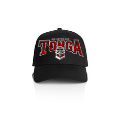 Tonga Team Arch A-Frame Cap - BLACK