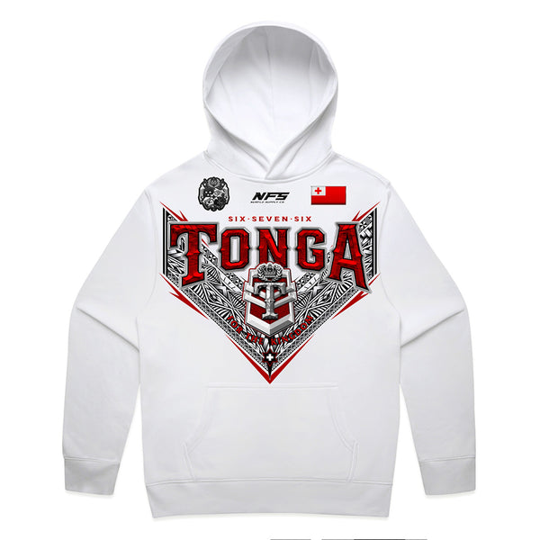 Tonga Red Sea V League Relax Hoodie - White