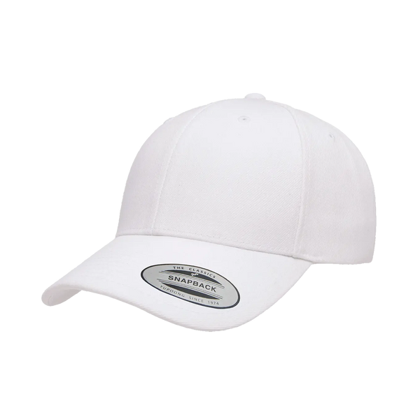 YP CLASSICS® WOOLBLEND CURVE SNAPBACK CAP - WHITE