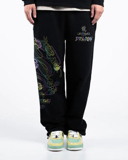 Year of the Dragon - Straight Open bottom Sweat Pants- 3M Reflective