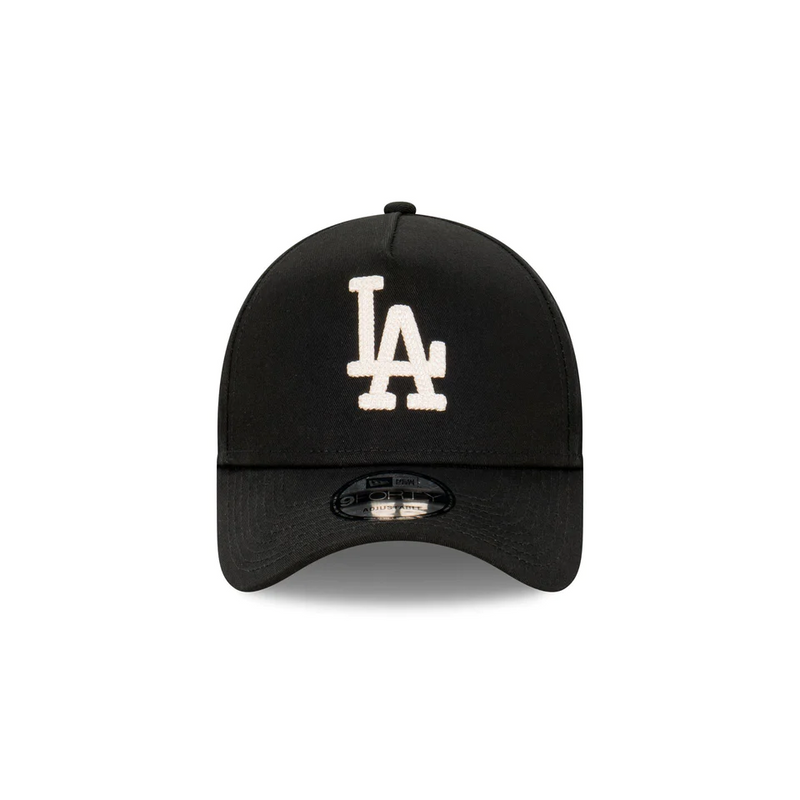 LOS ANGELES DODGERS 9FORTY A-FRAME - BLACK IVORY CHAINSTITCH