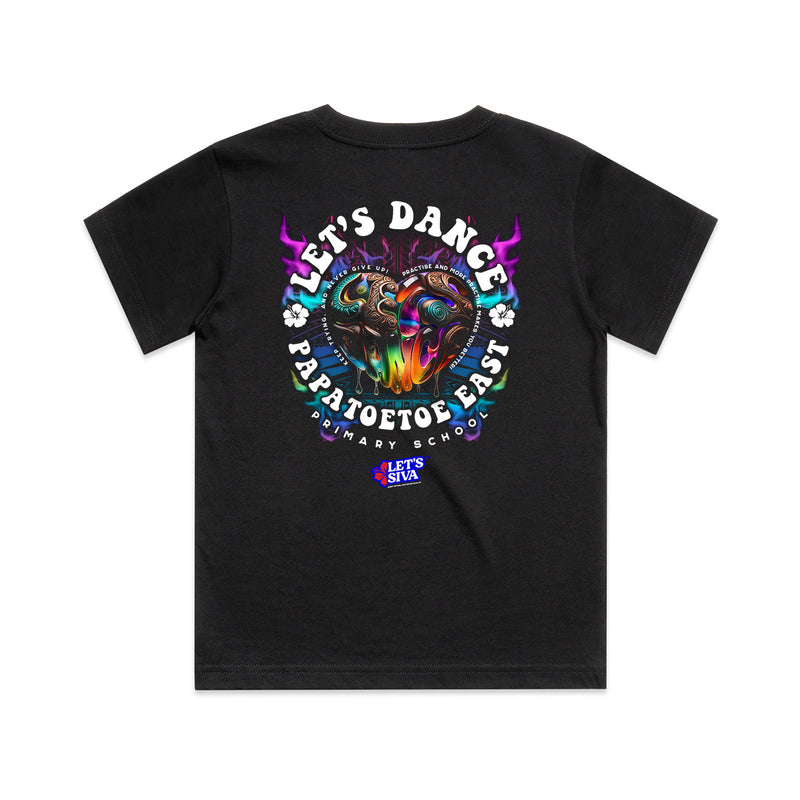 LET'S SIVA PRE-ORDER PAPATOETOE EAST SCHOOL_ KIDS STAPLE TEE