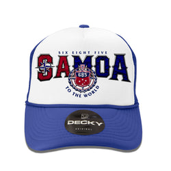 Samoa 685 Foam Trucker Cap - Royal