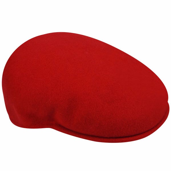 WOOL 504 CAP - SCRALET RED