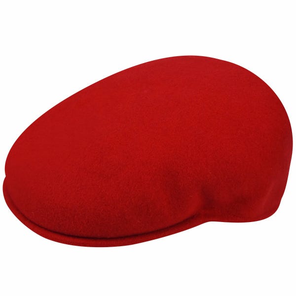 WOOL 504 CAP - SCRALET RED