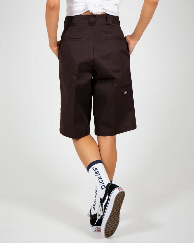 13" Loose Fit Multi Pocket Work Shorts - Brown