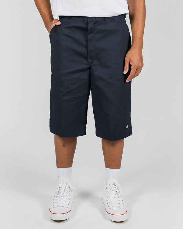 13" Loose Fit Multi Pocket Work Shorts - Navy