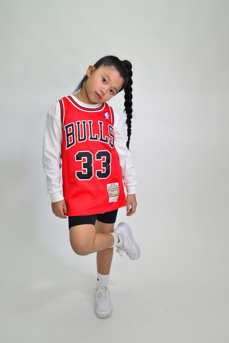 YOUTH SWINGMAN JERSEY CHICAGO BULLS PIPPEN -RED