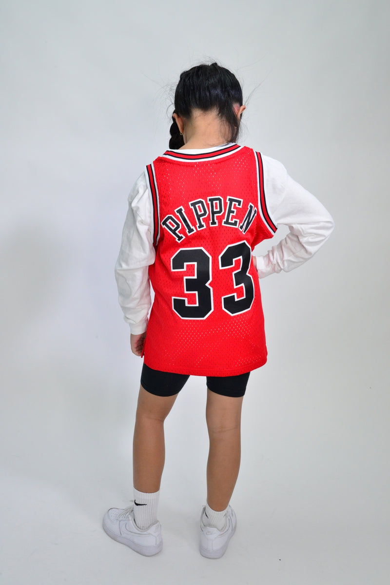YOUTH SWINGMAN JERSEY CHICAGO BULLS PIPPEN -RED
