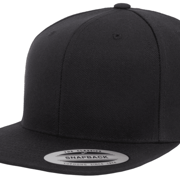 YP CLASSICS PREMIUM SNAPBACK CAP BLACK Custom Teez NZ
