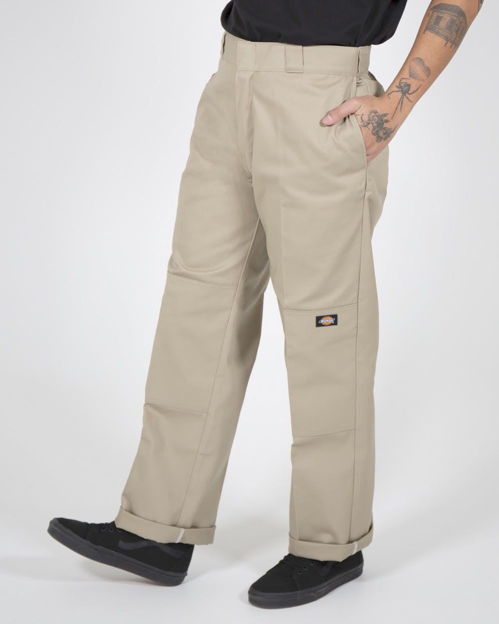 Loose Fit Double Knee Work Pants - KHAKI – Custom Teez NZ