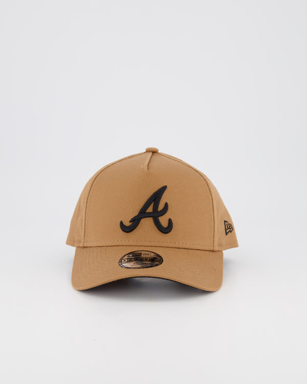 YOUTH ATLANTA BRAVES 9FORTY A-FRAME - WHEAT