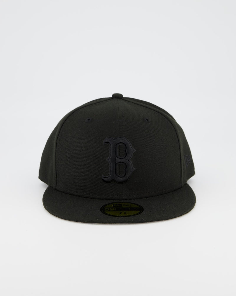 Boston Redsox 59FIFTY Fitted Cap - Black on Black