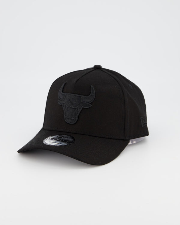 CHICAGO BULLS 9FORTY A-FRAME - BLACK ON BLACK