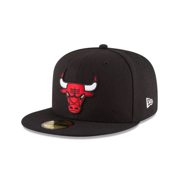 Chicago Bulls Authentic Collection 59FIFTY Fitted Cap - Black