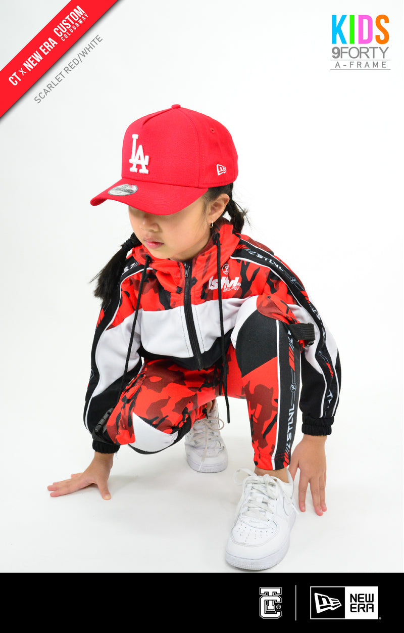YOUTH LA DODGERS 9FORTY A-FRAME - SCARLET RED