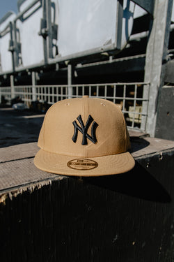 New York Yankees New Era Wheat 59FIFTY Fitted Hat - Tan