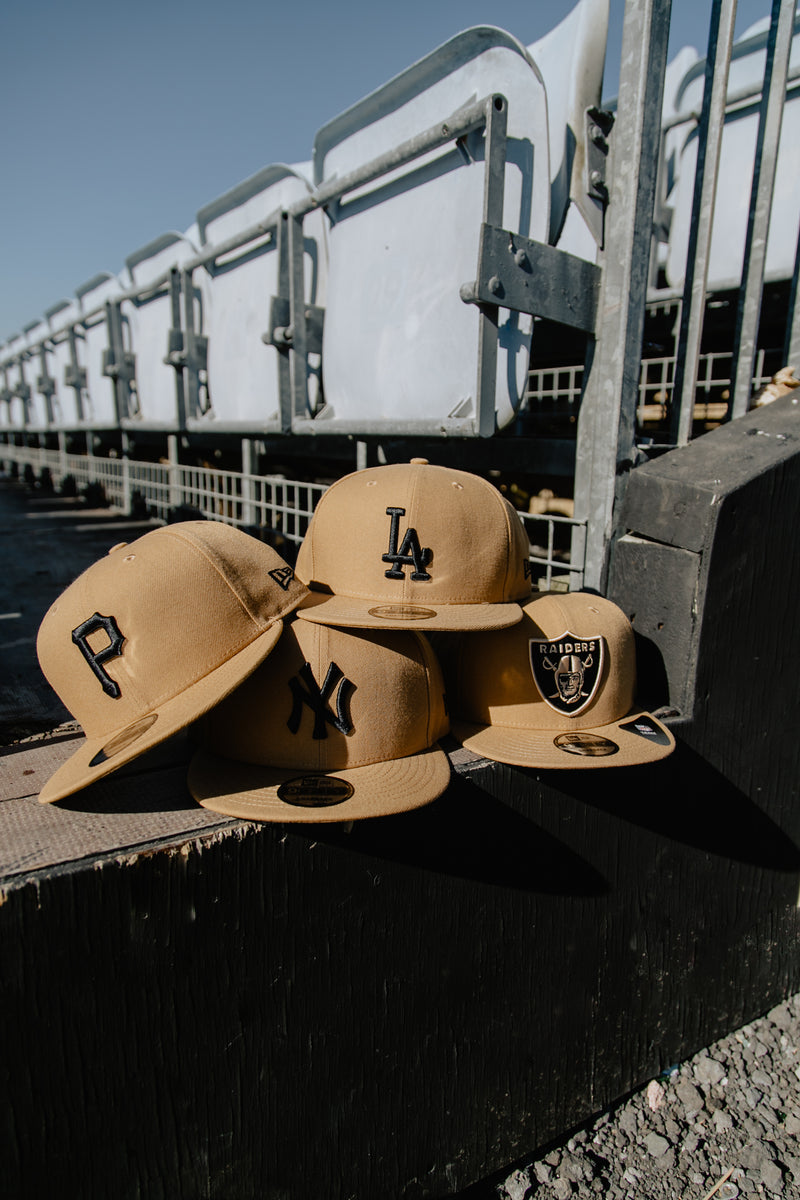 LA Dodgers Hat - Black Wheat & White Logo Snapback - New Era