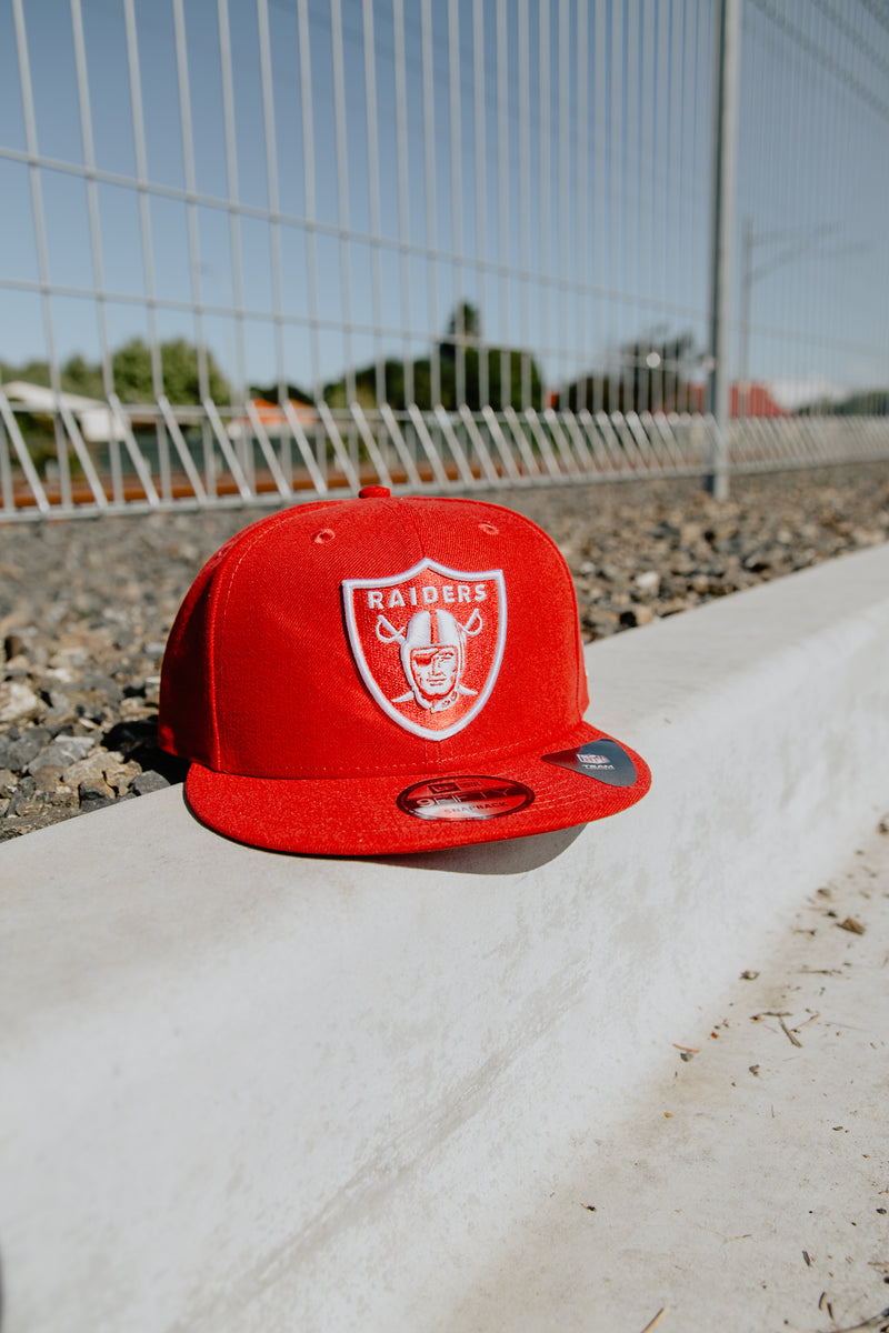 OAKLAND RAIDERS 9FIFTY SNAPBACK - SCARLET RED/RED UV