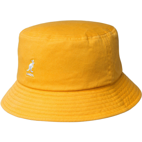WASHED BUCKET HAT - GOLD YELLOW