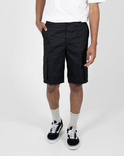 131 Slim Straight Multi Pocket Cargo Shorts - Black