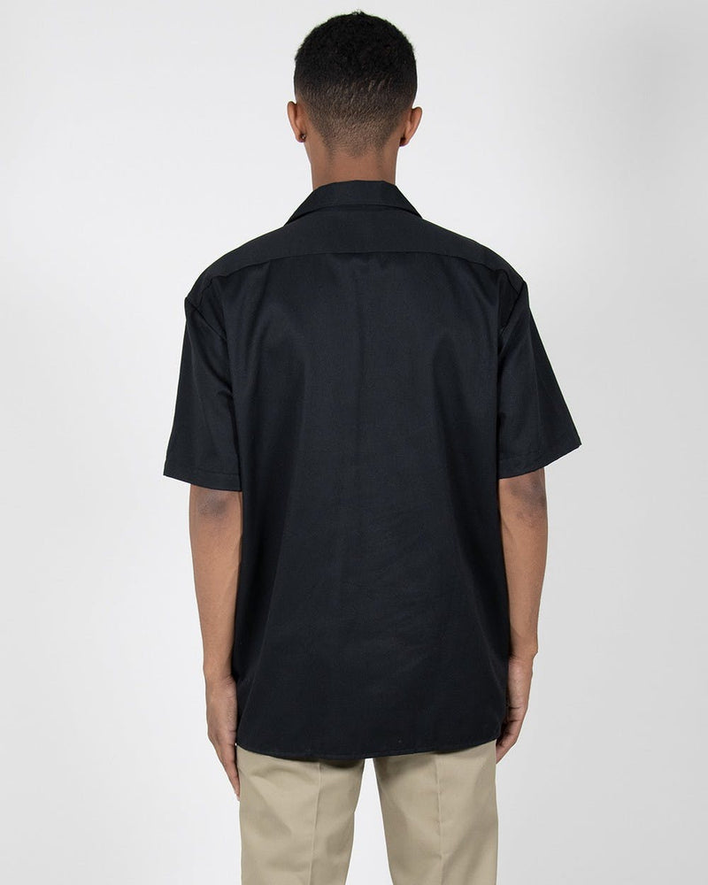 Short Sleeve Work Shirt - BLACK
