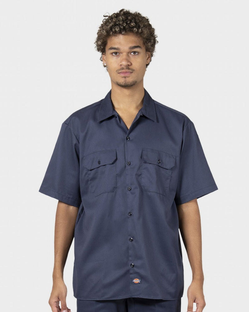 Short Sleeve Work Shirt - DARK NAVY