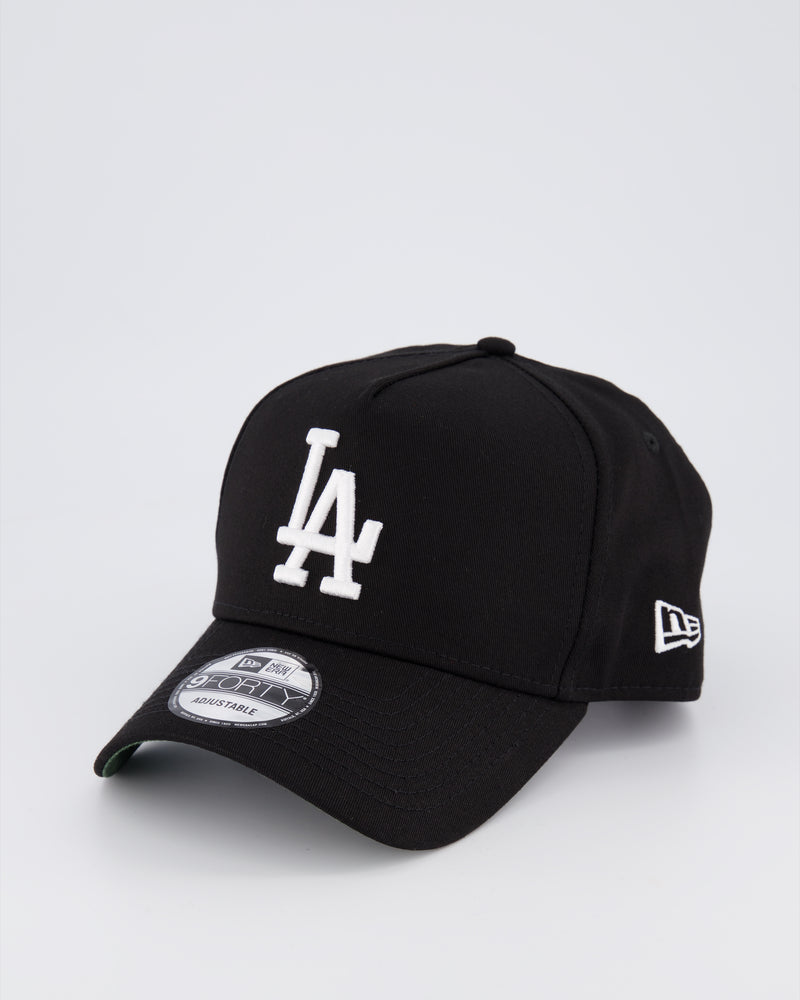 LA DODGER 9FORTY A-FRAME - BLACK/BLACK UNDER VISOR