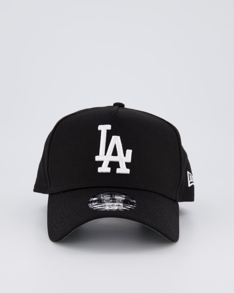 LA DODGER 9FORTY A-FRAME - BLACK/BLACK UNDER VISOR