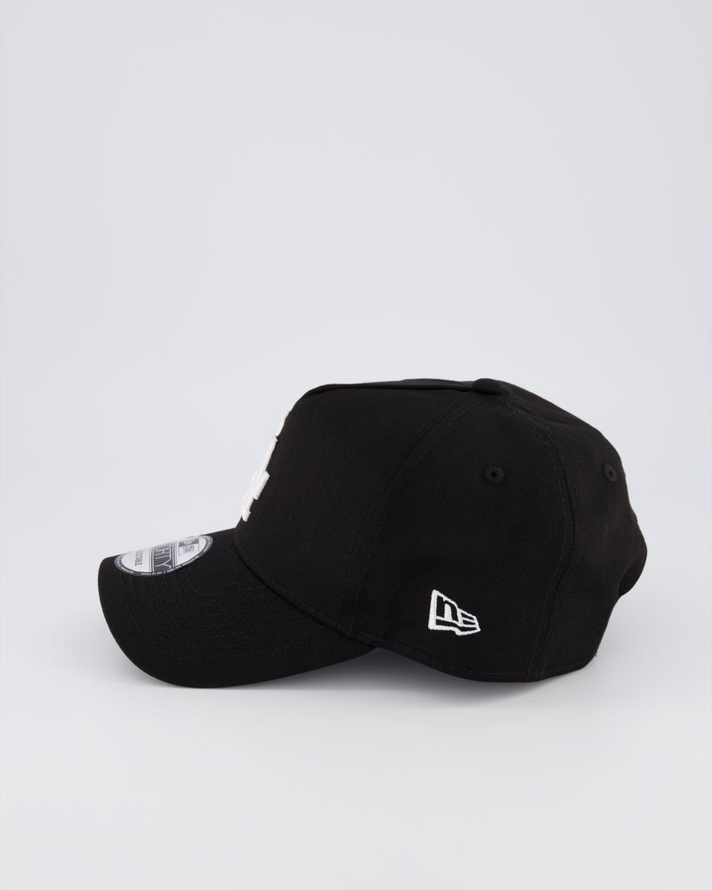 LA DODGER 9FORTY A-FRAME - BLACK/BLACK UNDER VISOR