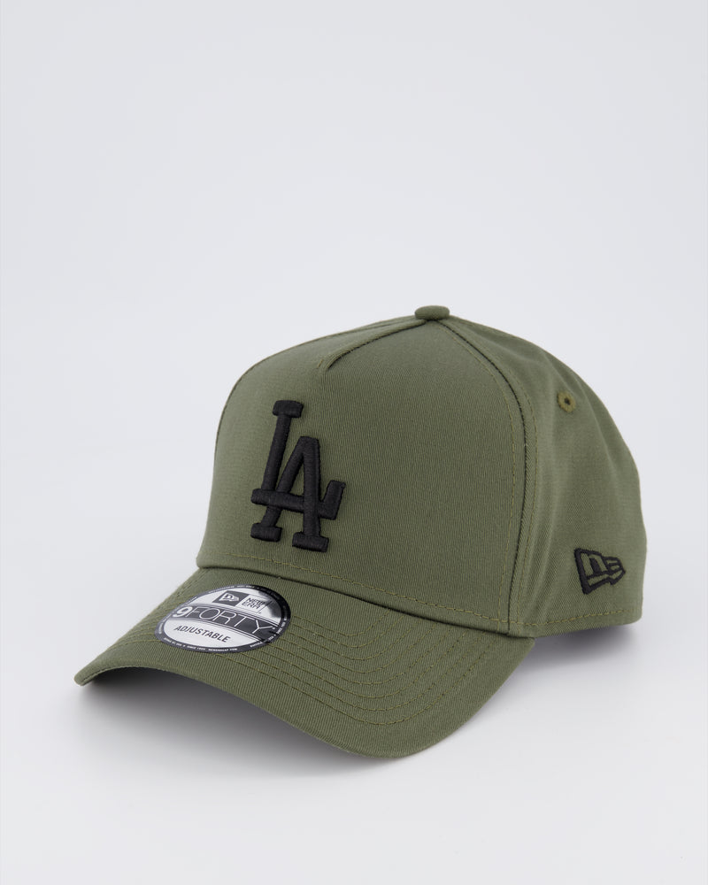 LA DODGERS 9FORTY A-FRAME - OLIVE