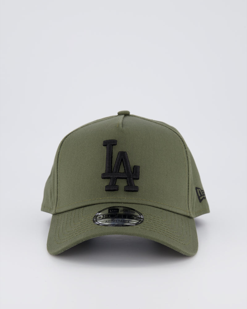 LA DODGERS 9FORTY A-FRAME - OLIVE