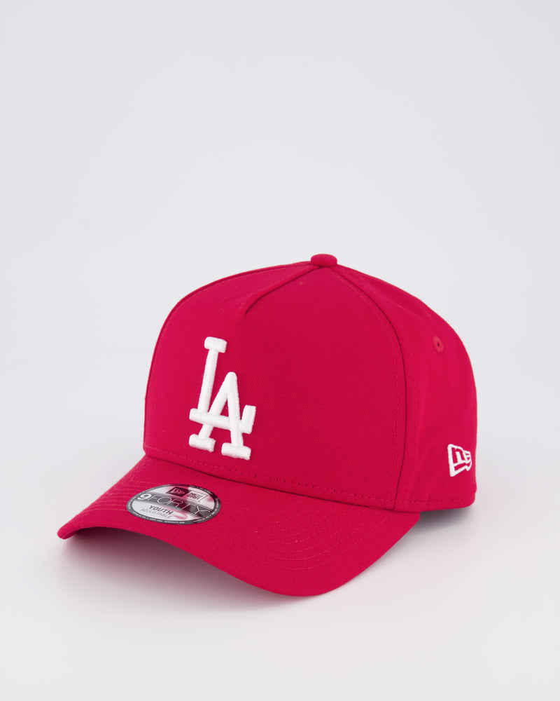 Black New Era MLB LA Dodgers 9FORTY Cap Junior