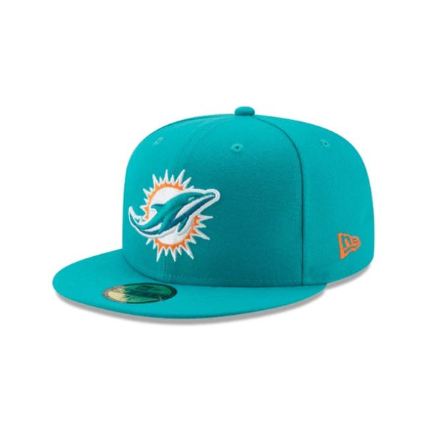 Miami Dolphins Authentic Collection 59FIFTY Fitted Cap - Teal