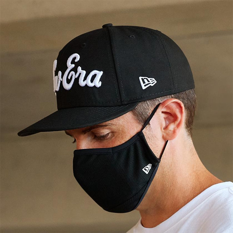 New Era New LA Dodgers Logo Face Mask - Black