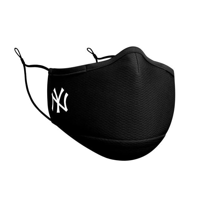 New Era New York Yankees Logo Face Mask - Black