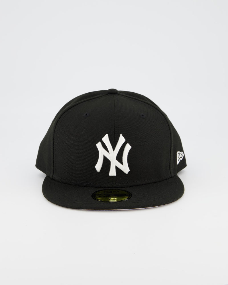New York Yankees 59FIFTY Fitted Cap - Black/White – Custom Teez NZ