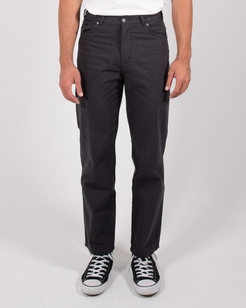 Relaxed Fit Duck Jean - RINSED BLACK
