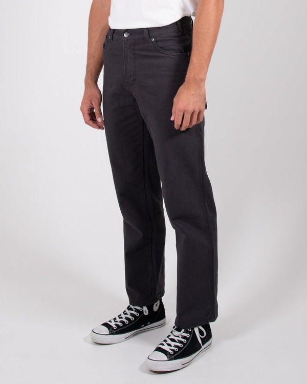 Relaxed Fit Duck Jean - RINSED BLACK