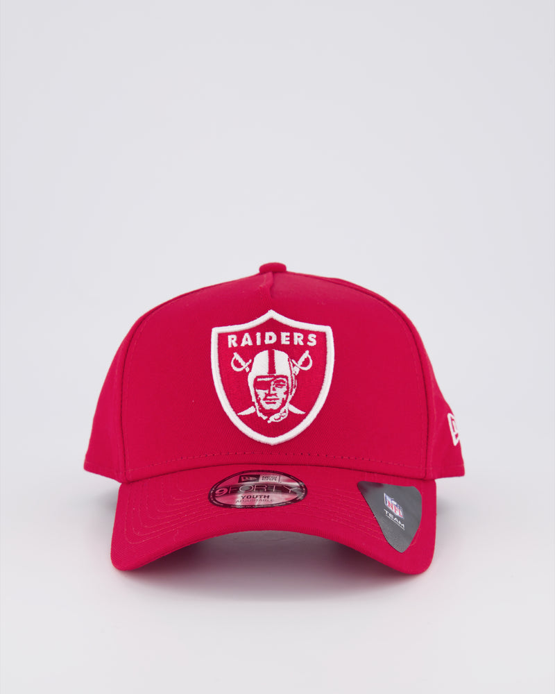 YOUTH OAKLAND RAIDERS 9FORTY A-FRAME - SCARLET RED