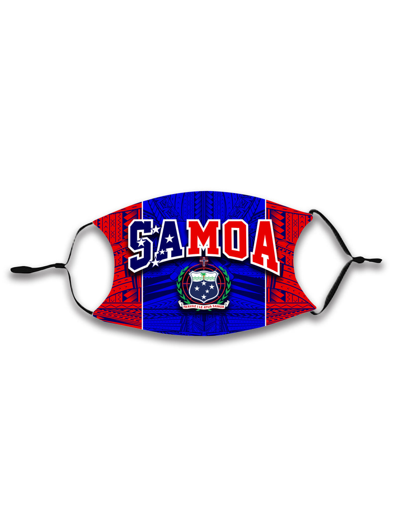 SAMOA ADJUSTABLE FACE MASK with Filter - KIDS & ADULTS