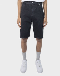 11" Relaxed Fit Carpenter Shorts - Rinsed Black