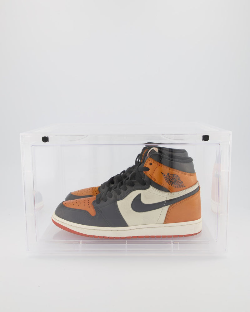 6 PK CT SNEAKER BOX SIDE DROP DISPLAY - (6 BOXES) FROST WHITE