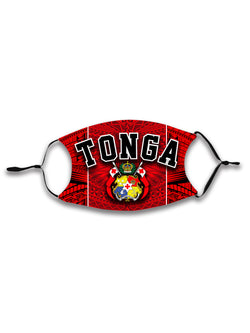 TONGA ADJUSTABLE FACE MASK with Filter - KIDS & ADULTS
